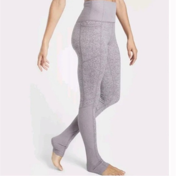 Athleta Pants - Athleta Exhale Heel Tight Comet‎ Gray Small